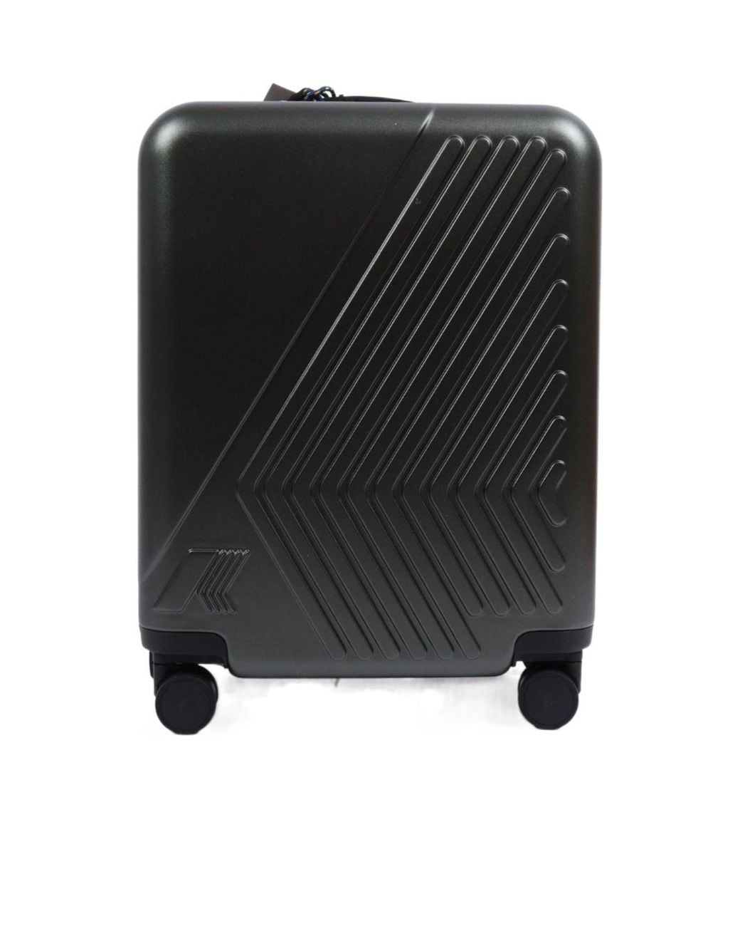 K-Way Black Eudoxie Logo Embossed Trolley for men