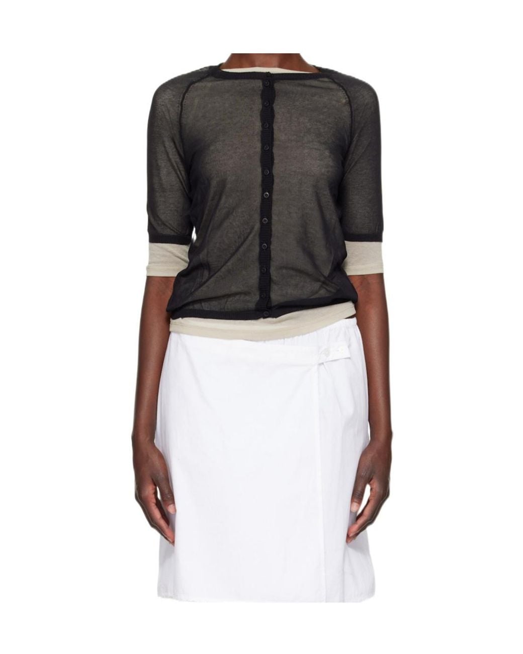 Paloma Wool Black Short-Sleeved Knitwear