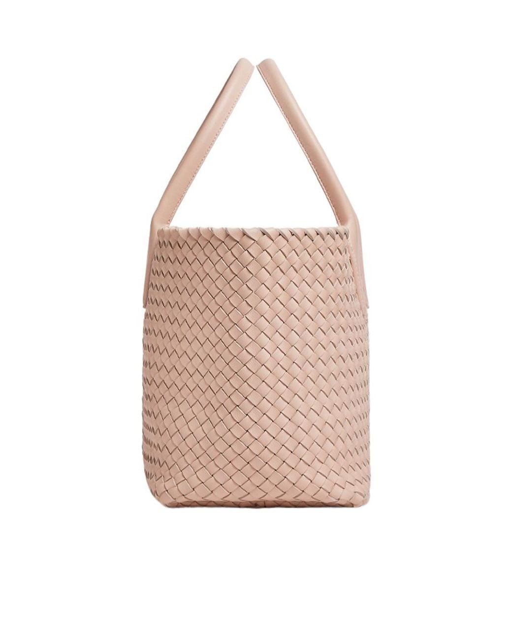 Bottega Veneta Pink Medium Cabat Handbag
