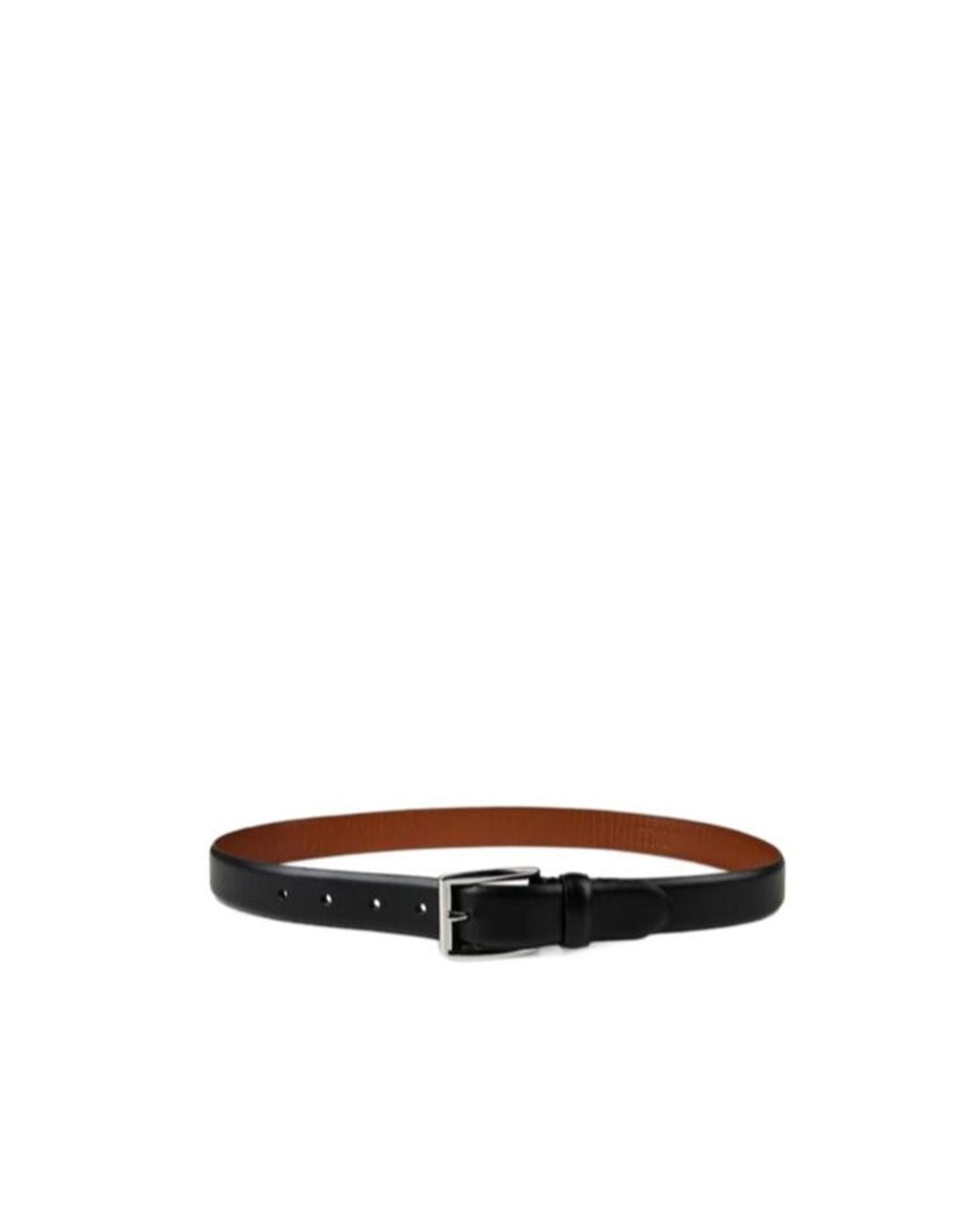 Polo Ralph Lauren White Square Buckle Leather Belt for men