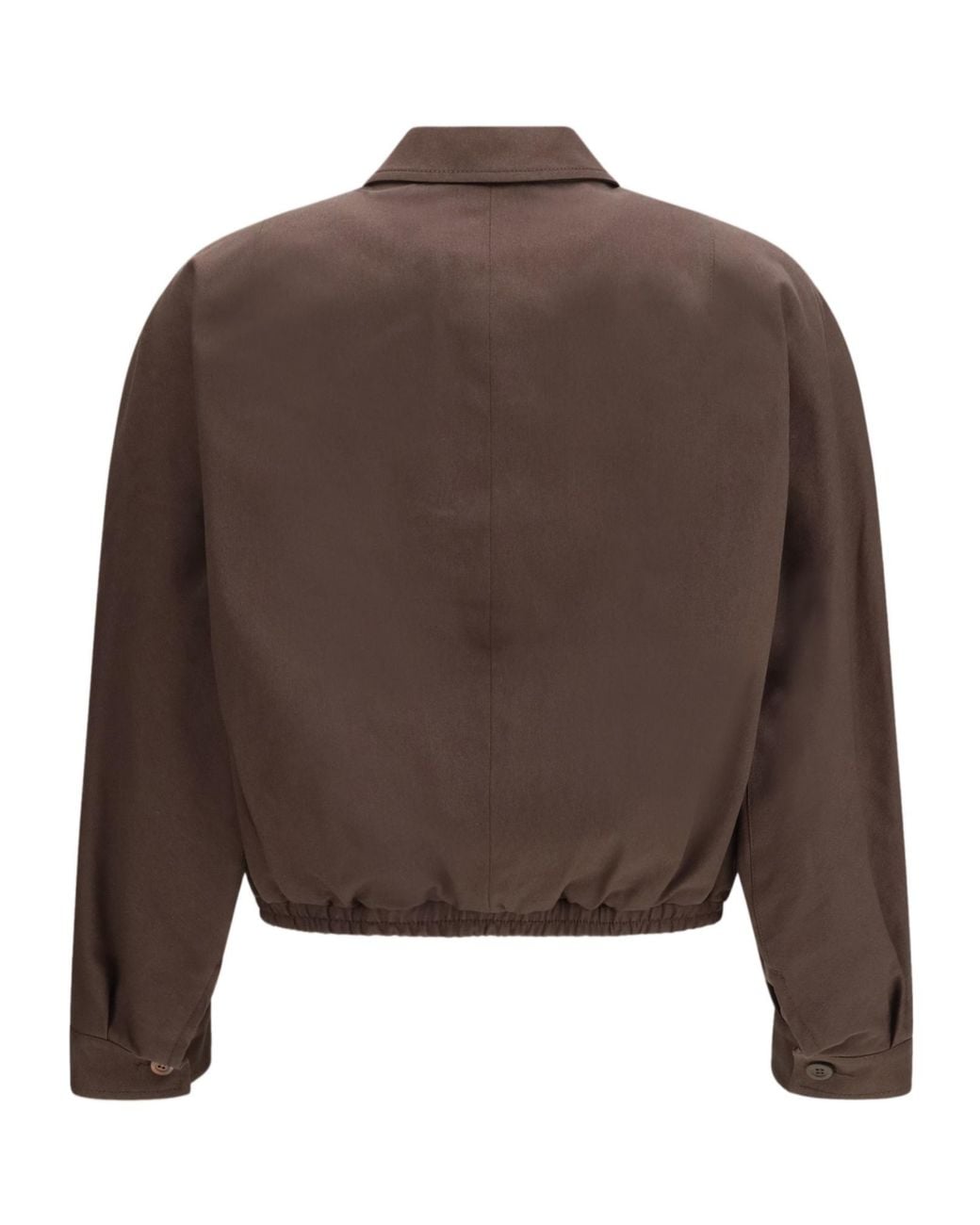 Magliano Brown Work Zip Jacket for men