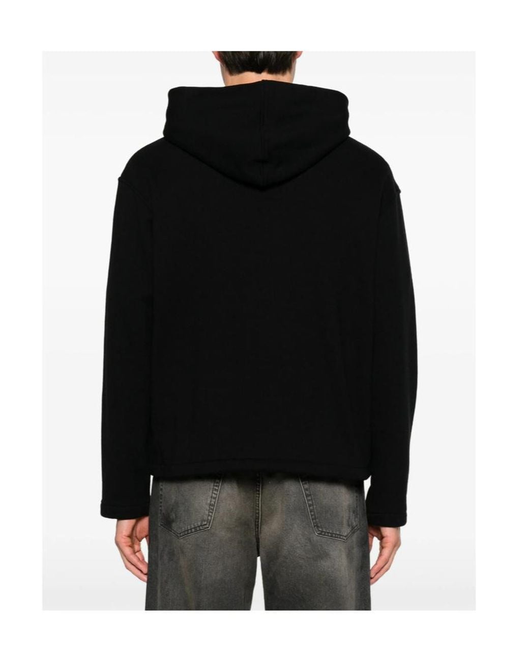 The Row Black Long-Sleeve Sweatshirt for men