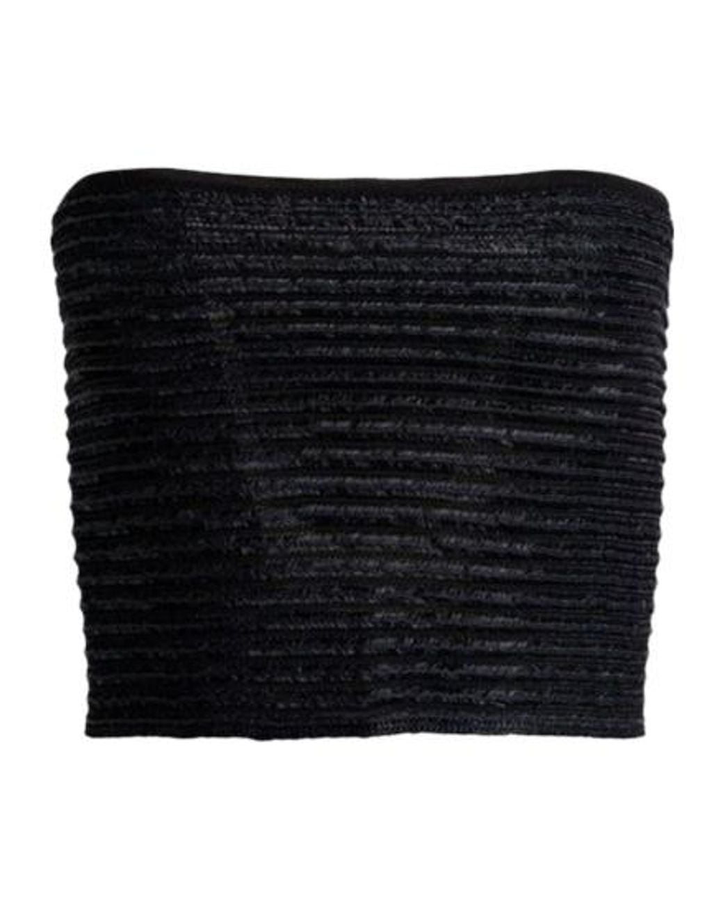 Alaïa Black Alaïa Top Knitted Corset