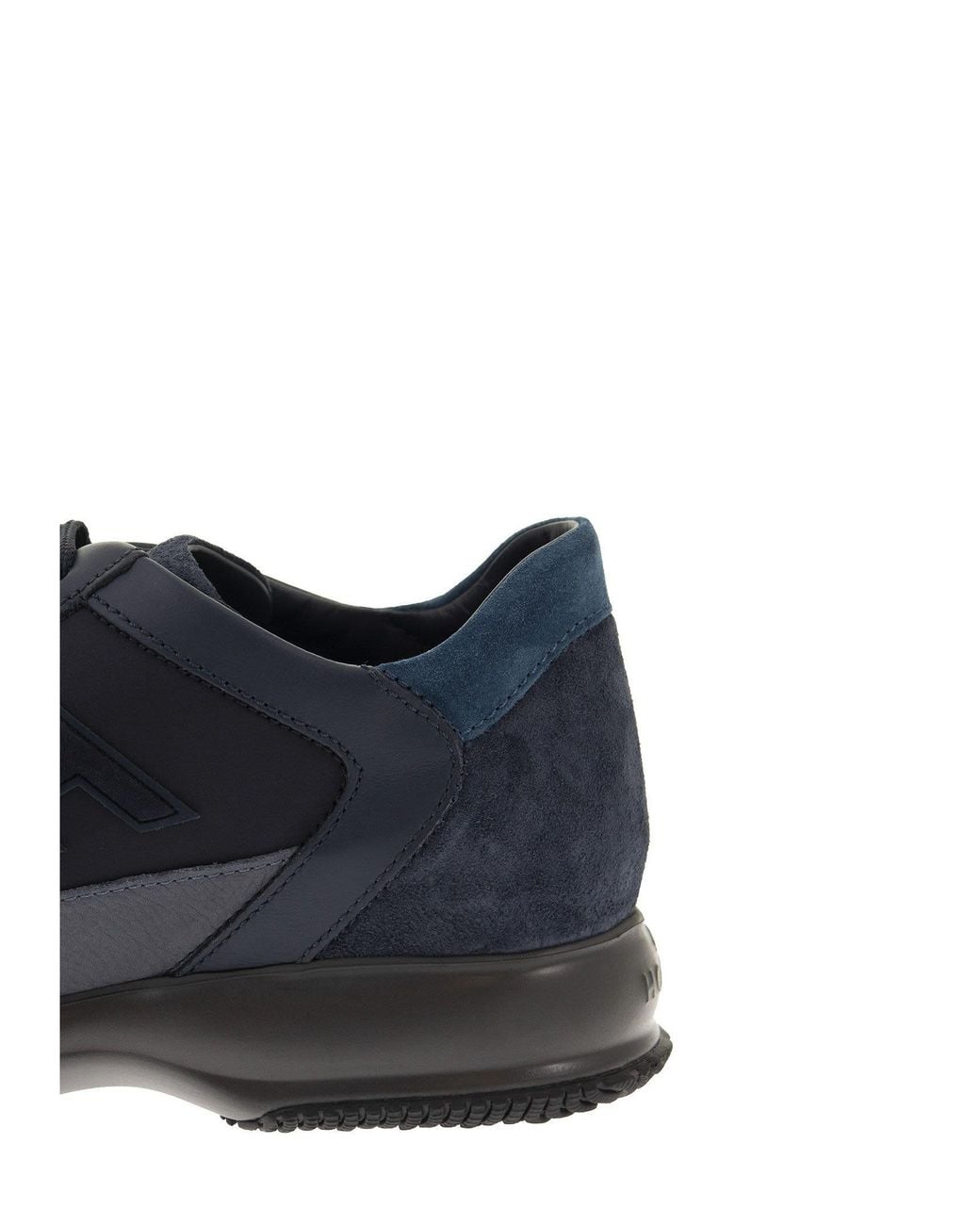 Hogan Blue Interactive Lace-Up Sneakers for men