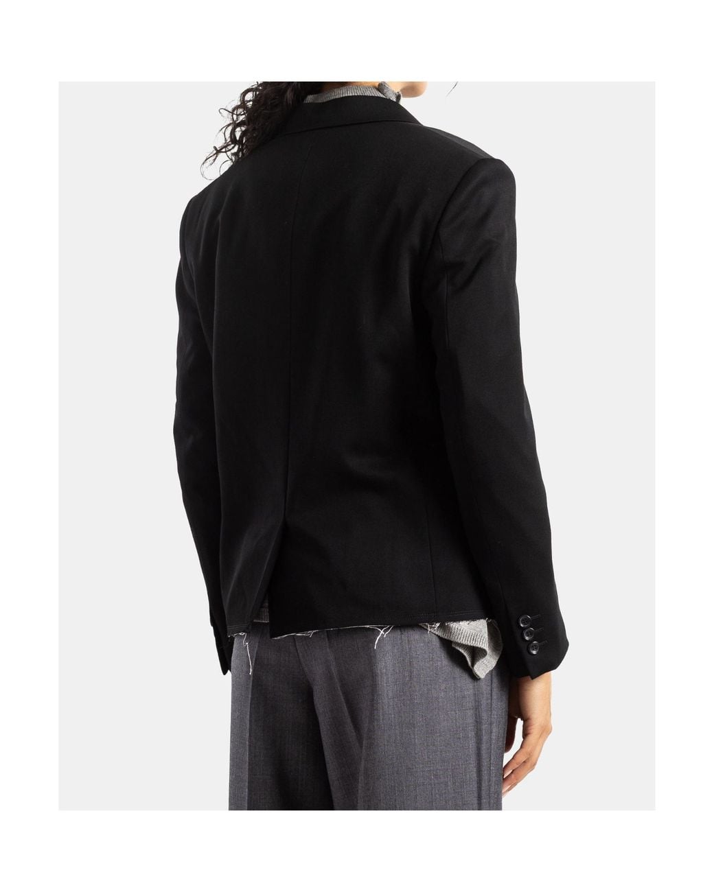 Comme des Garçons Black Comme Des Garçons Single-Breasted Tailored Blazer