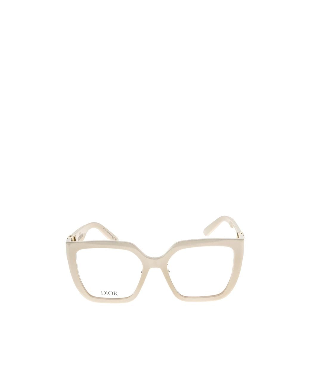 Dior White Full Frame Plain Mirror