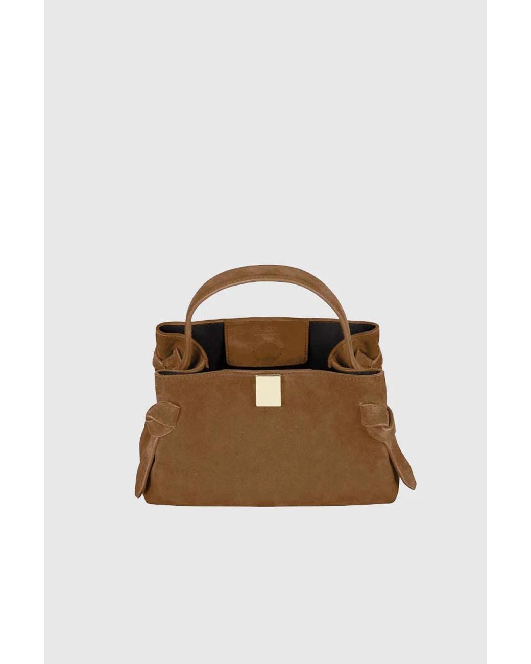 Yuzefi Brown Gyoza Mini Handbag