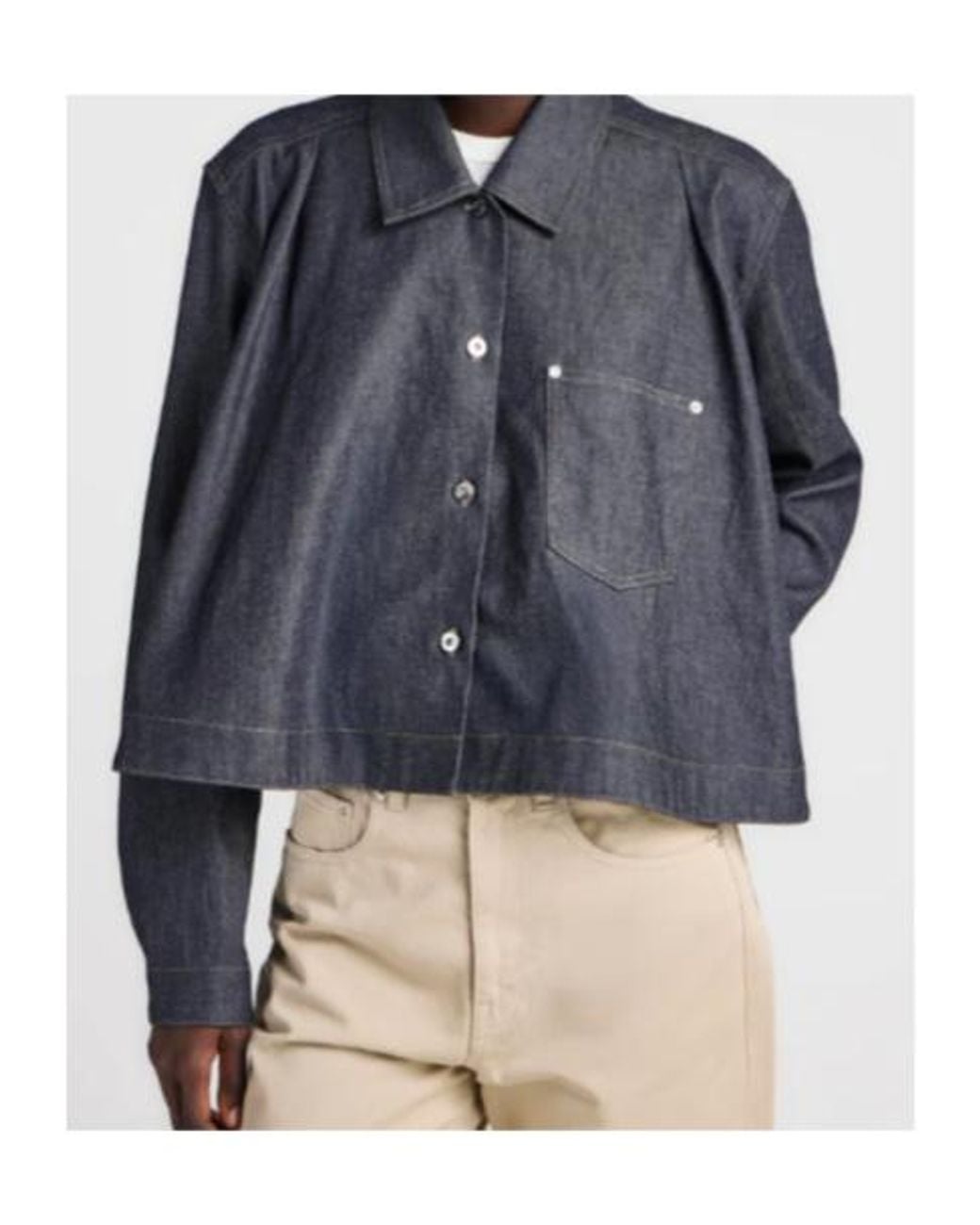 J.W. Anderson Blue Jw Anderson Flared Hem Shirt