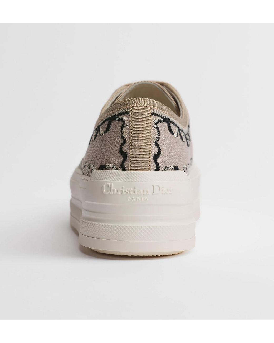 Dior Gray Iviera Walk'N' Platform Sneaker