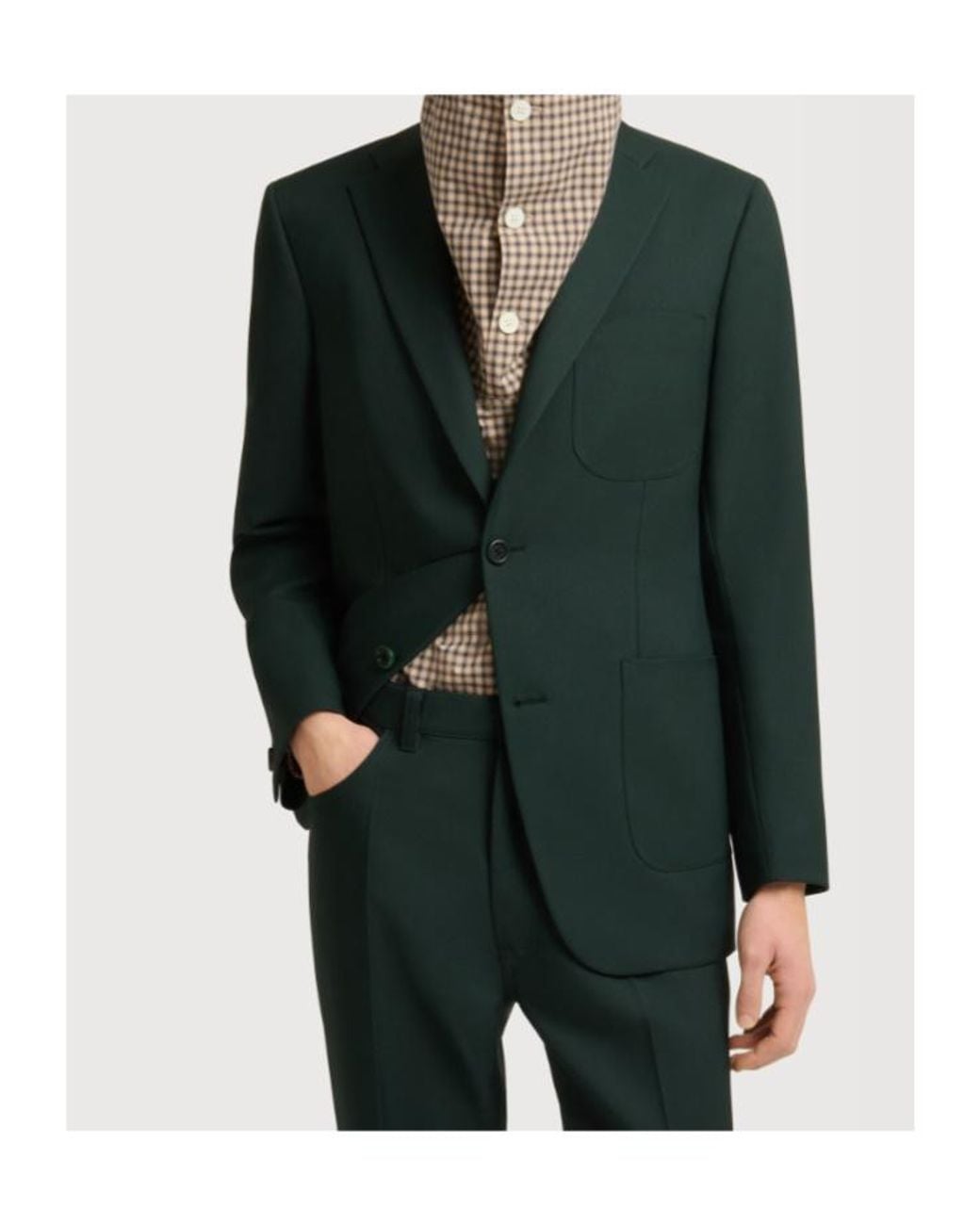 Marni Green Deep- Techno-Fabric Jacket for men