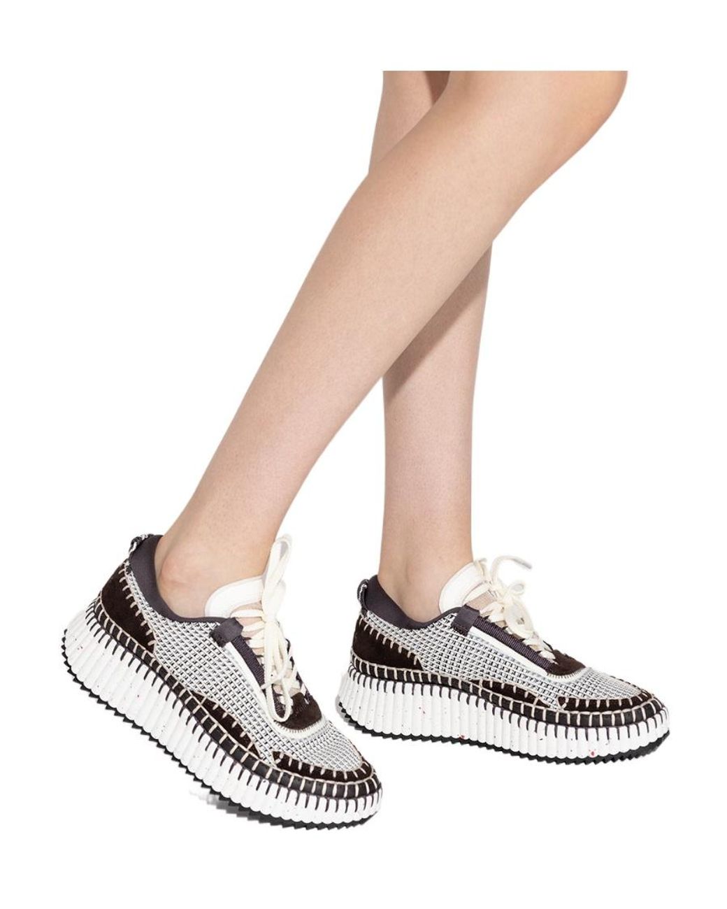 Chloé Natural Sneakers
