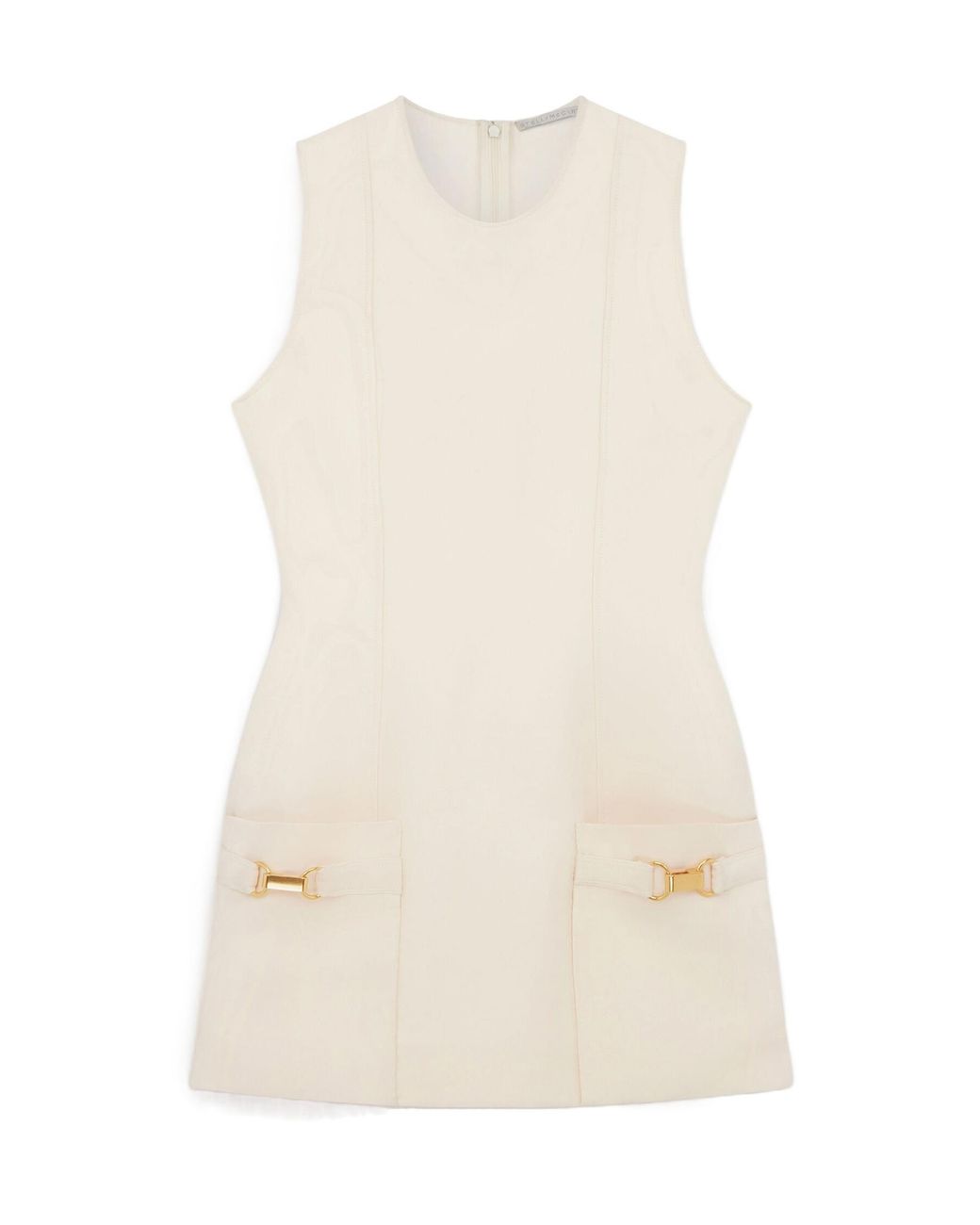 Stella McCartney White Sleeveless Mini Dress