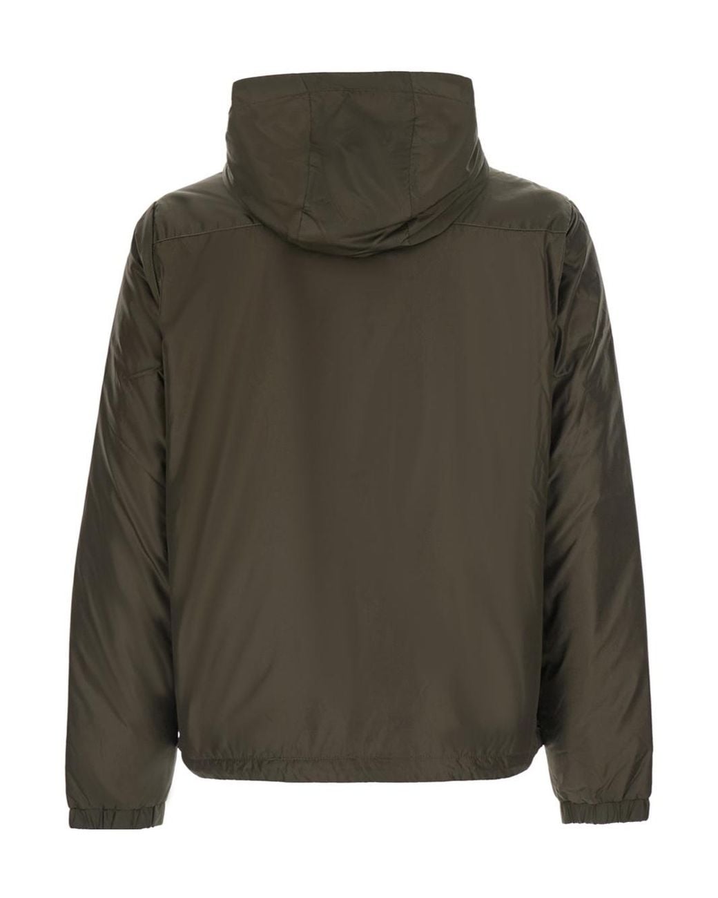 Aspesi Green Zip-Front Hooded Jacket for men