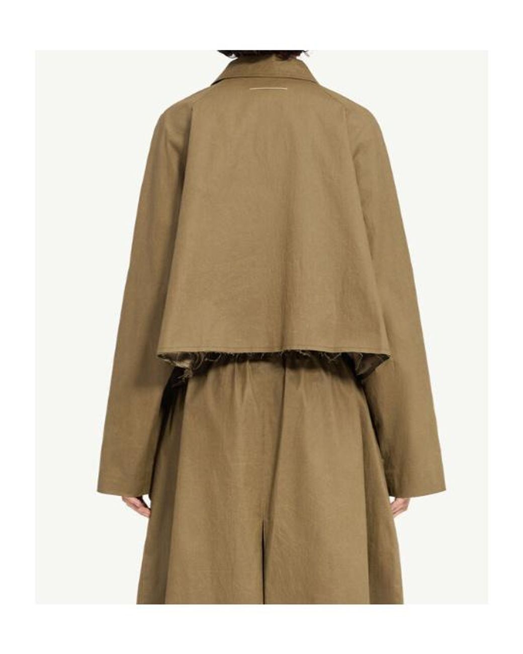 MM6 by Maison Margiela Natural Cropped Sports Jacket