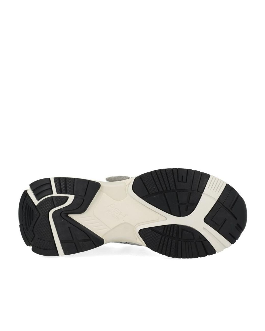 Ash White Touch-Strap Mesh-Panel Slip-Ons