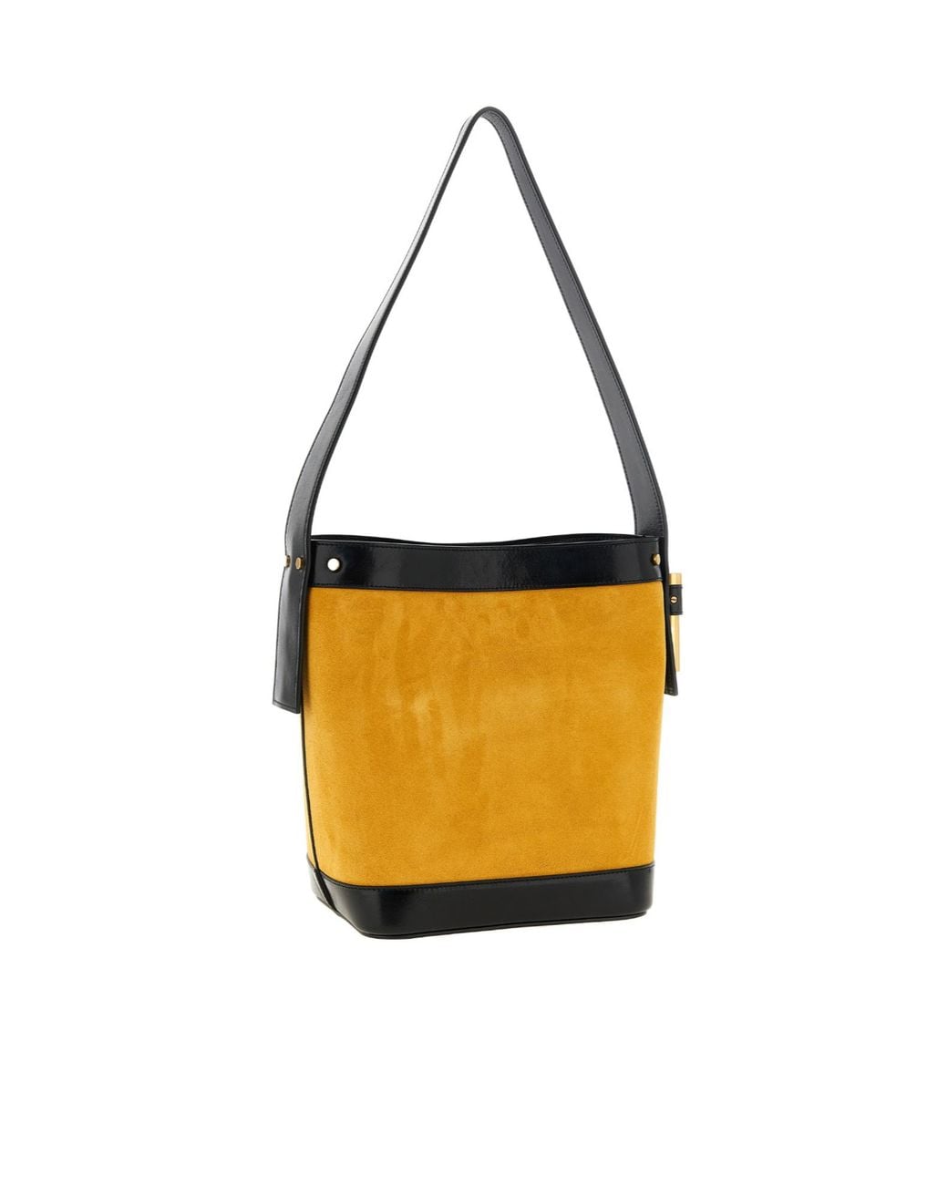 Versace White Pivot Small Bucket Bag