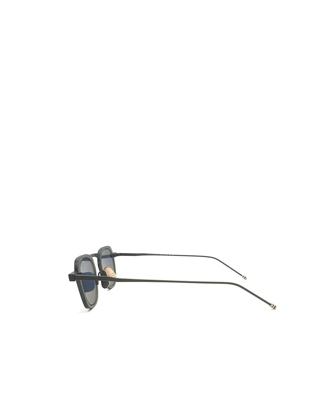 Thom Browne Blue Eyewear Square Frame Sunglasses