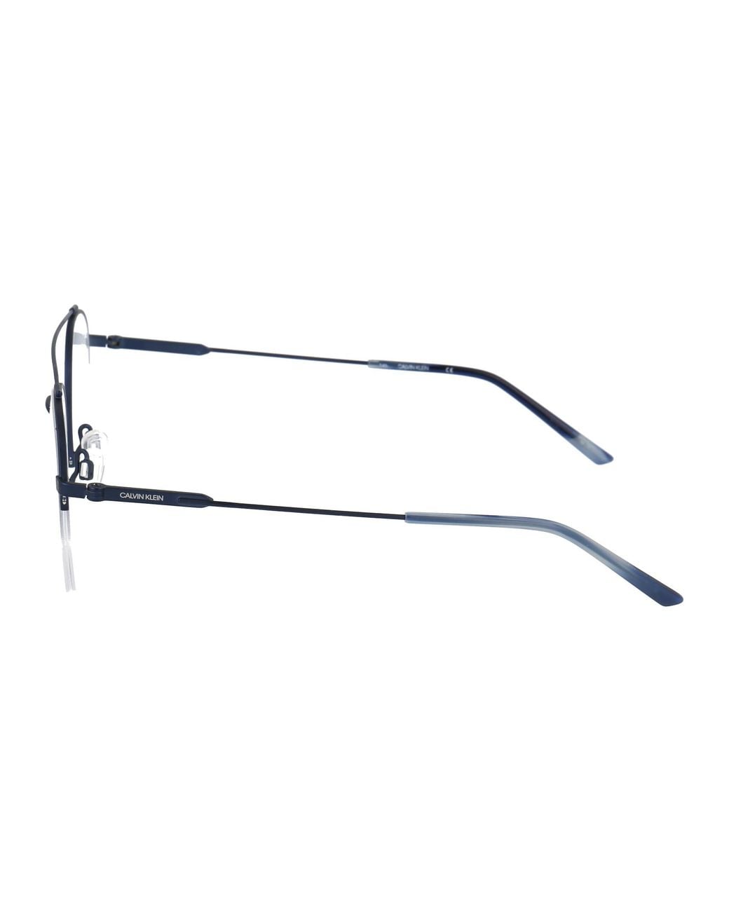 Calvin Klein Metallic Ultra-Fine Half-Frame Flat Mirror for men