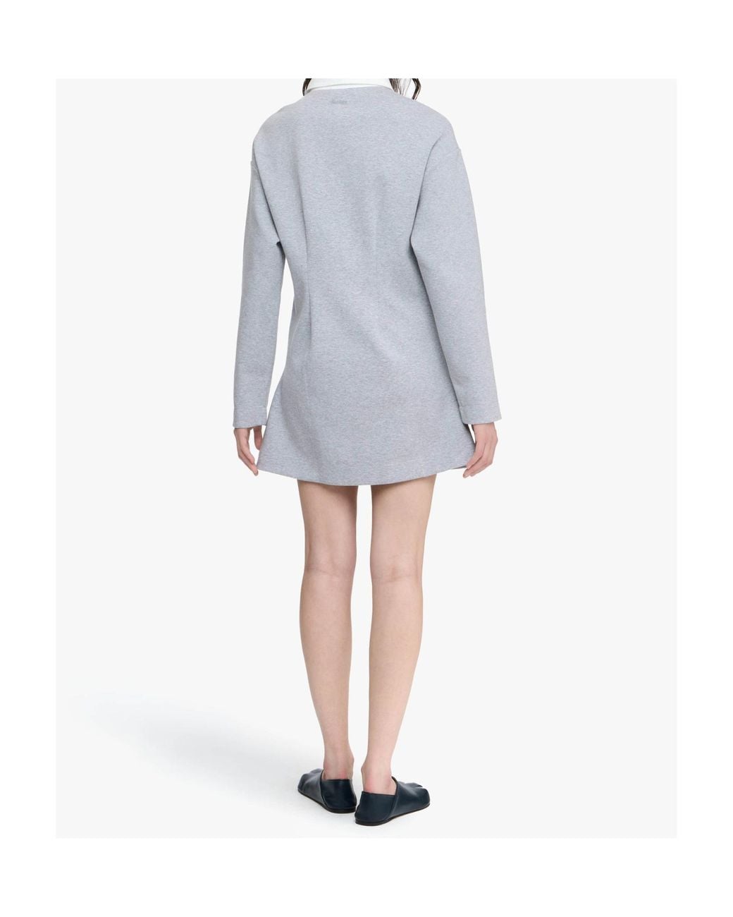 J.W. Anderson Gray Jw Anderson Long Sleeve Polo Dress