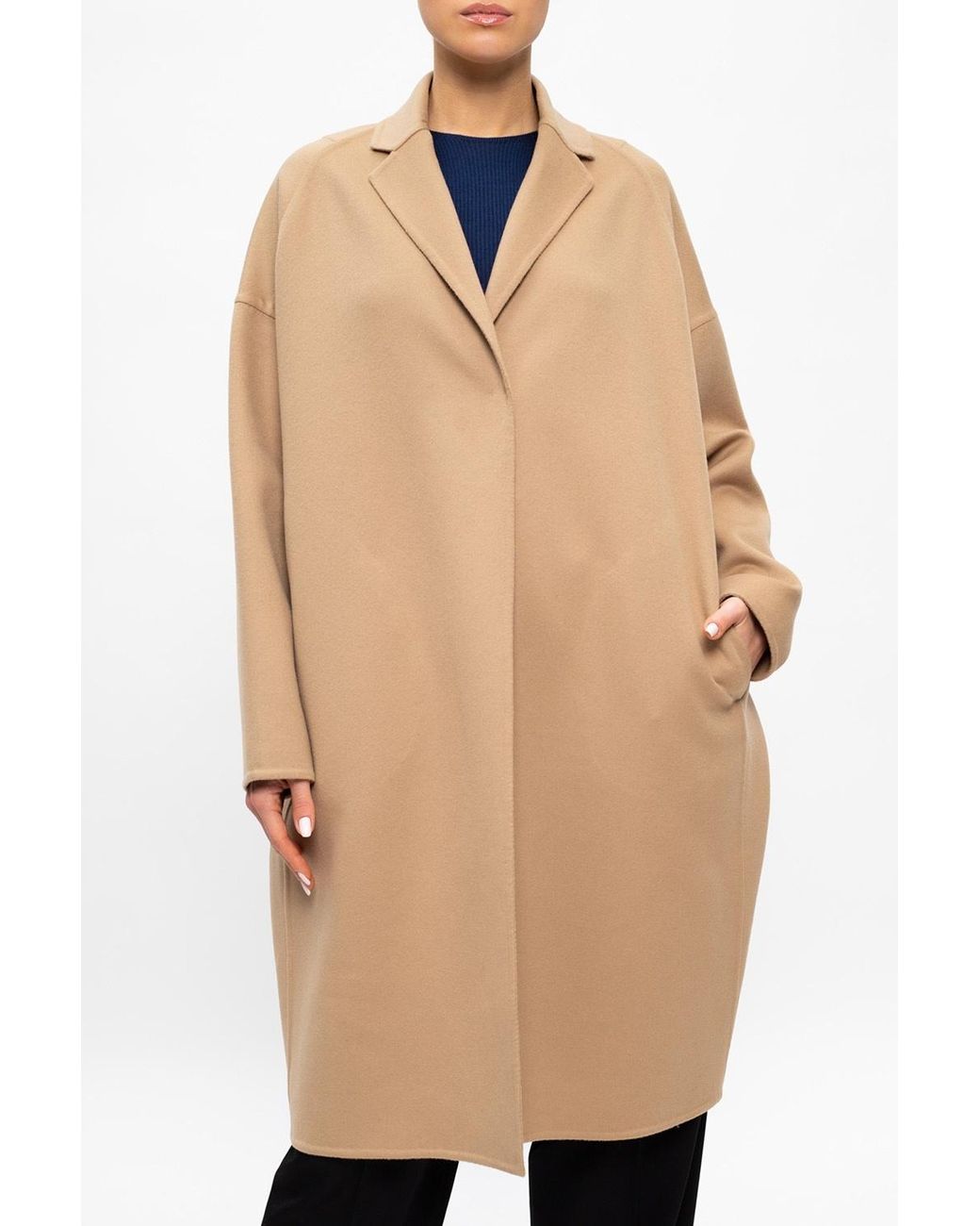 Stella McCartney Natural Bilpin Single-Breasted Coat