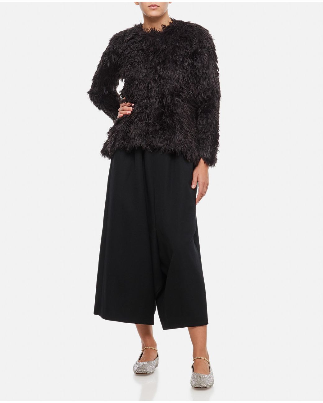 Comme des Garçons Black Long-Sleeved Sweater
