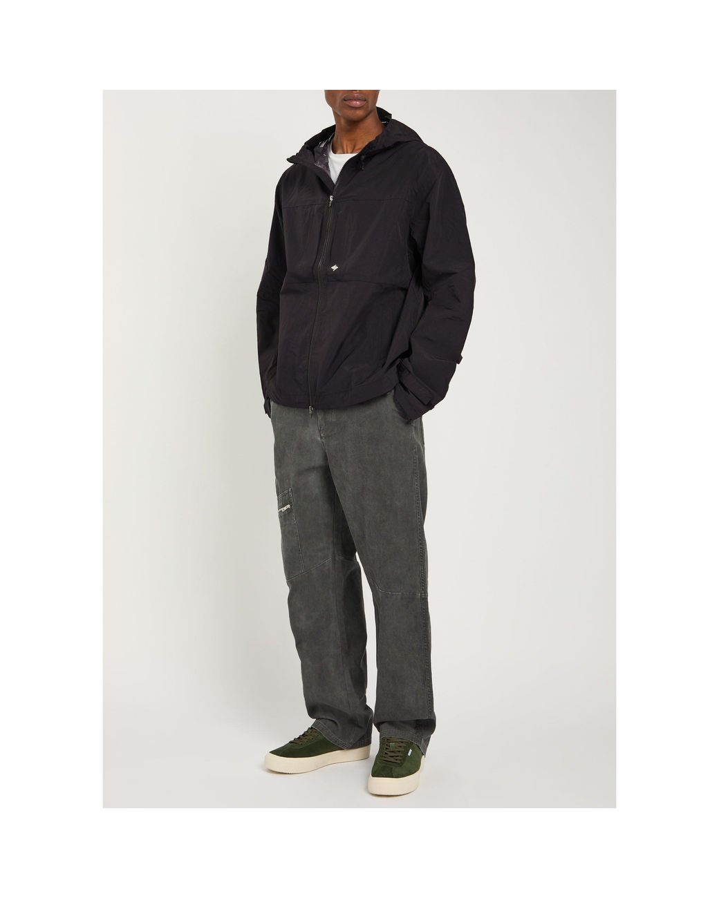 Represent Black Hooded Zip Jacket for men