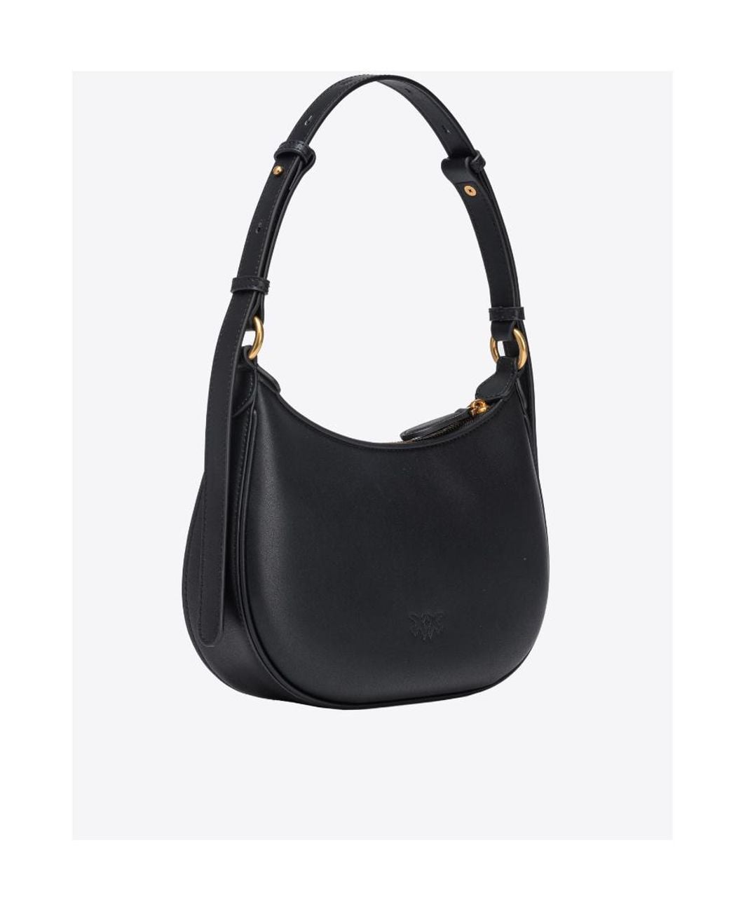 Pinko Black Half Moon Mini Love Bag