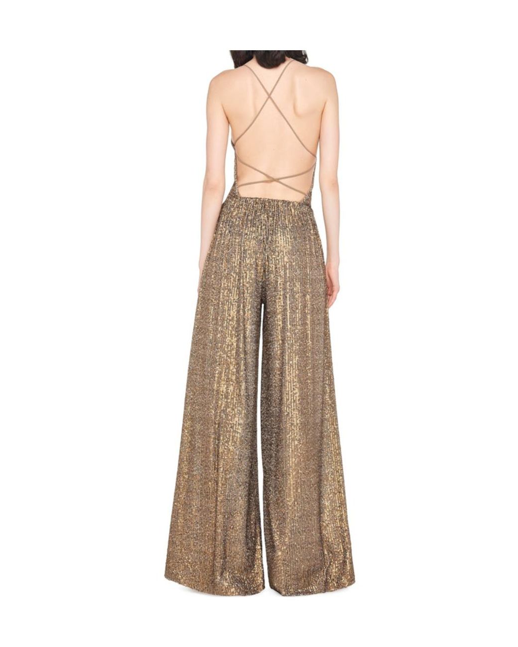 Norma Kamali White V-Neck Jumpsuit