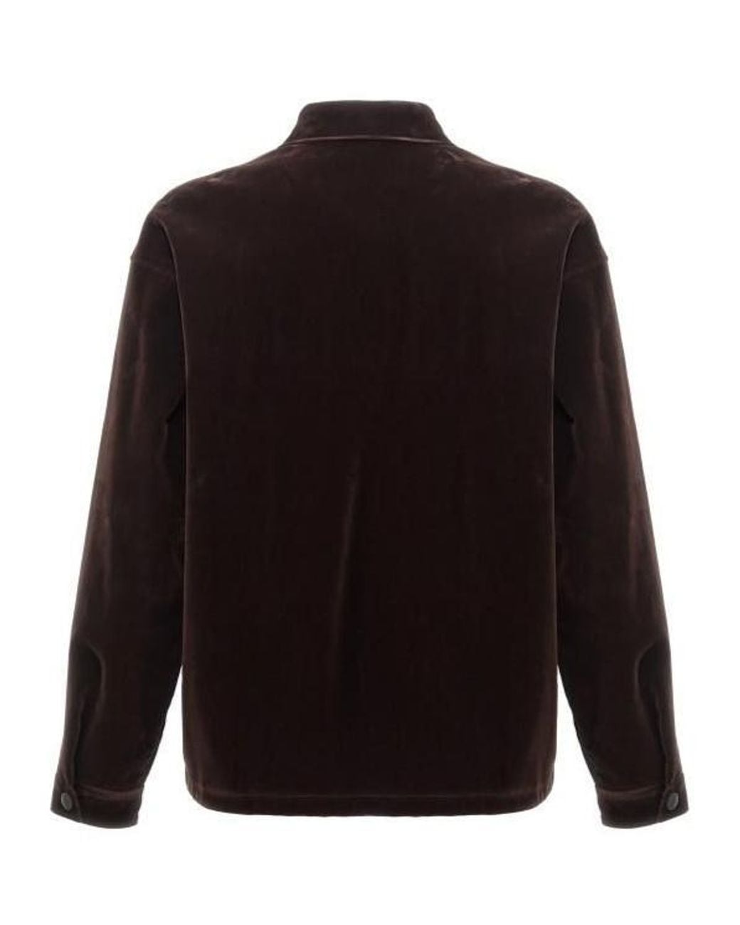 Prada Black Logo Plaque Button-Up Shirt for men