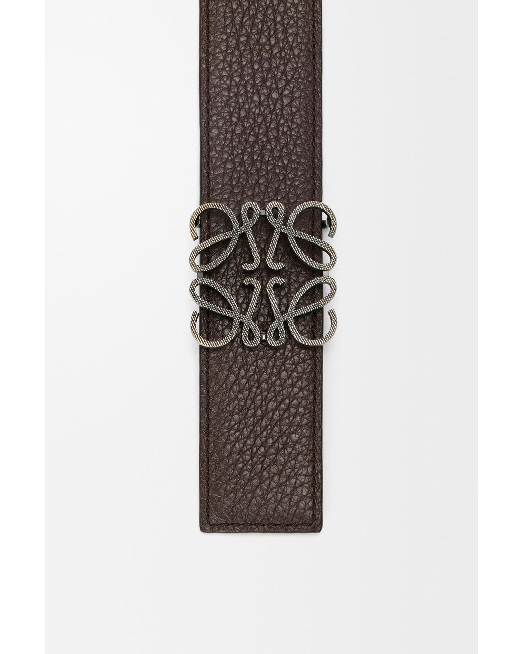 Loewe White Logo Buckle Belt for men