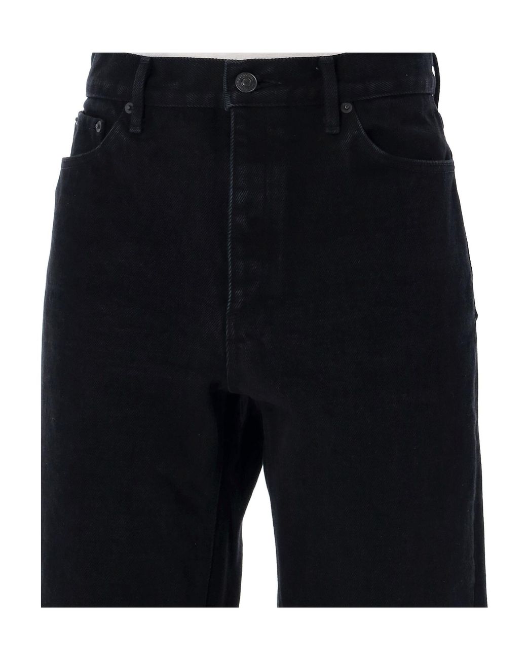 Balenciaga Black Cropped-Leg Jeans