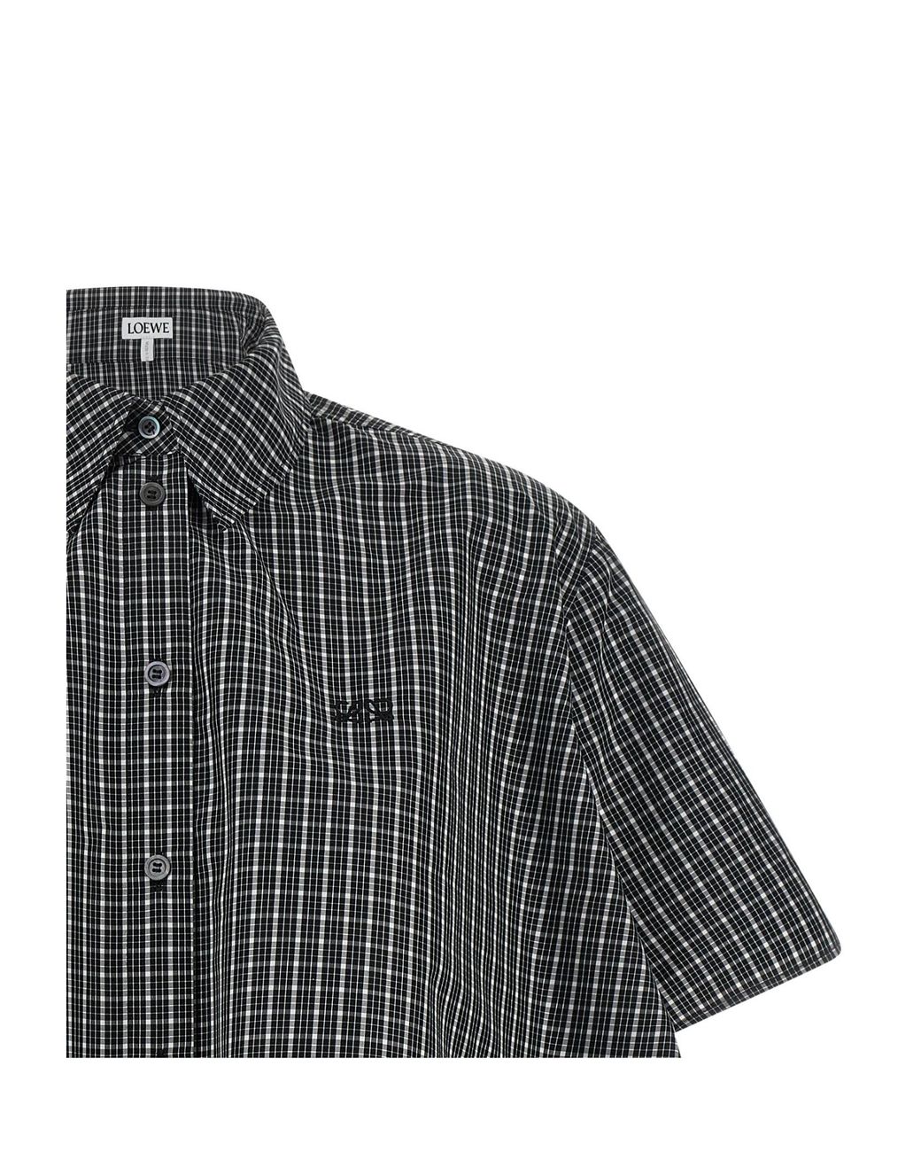 Loewe Gray Short Sleeve Trapeze Shirt