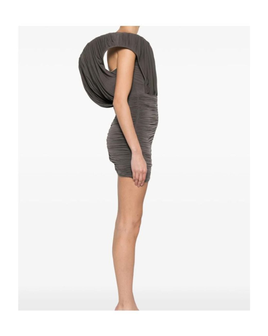 Magda Butrym Gray Asymmetrical Dress