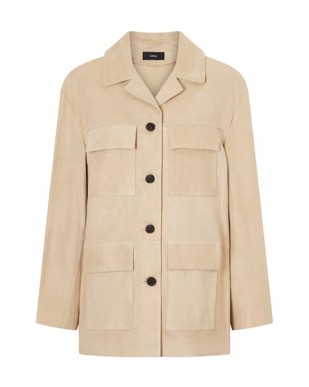 Arma Natural Suede Jacket