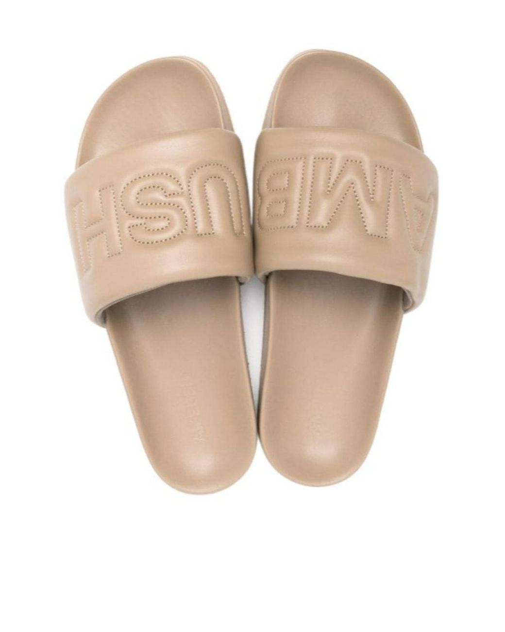 Ambush Natural Quilted Lettering Logo Slides