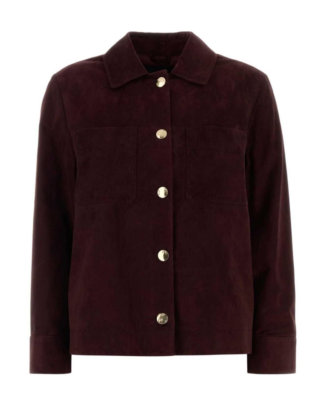 Max Mara Purple S Mabisso Patch-Pocket Jacket