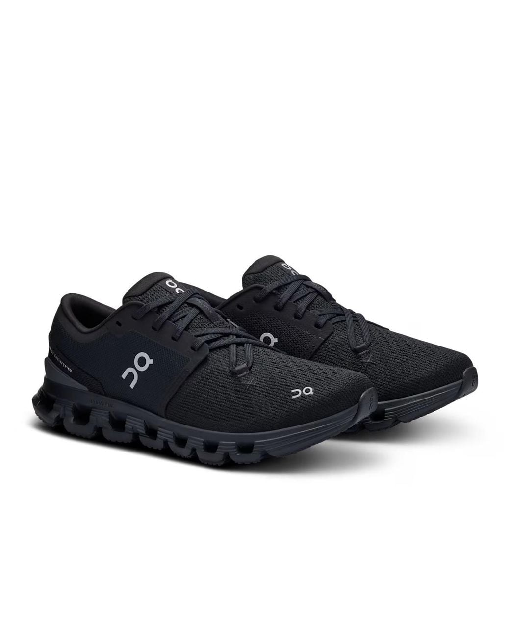On Shoes Black Cloud X4 Lace-Up Sneakers
