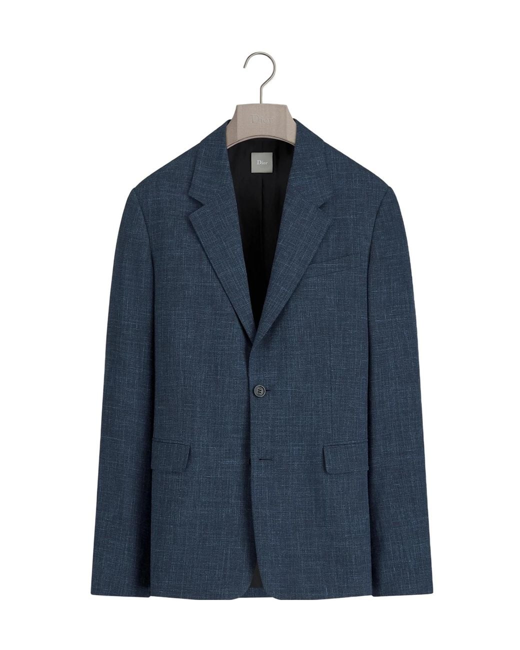 Dior Blue Iviera Single-Breasted Jacket for men