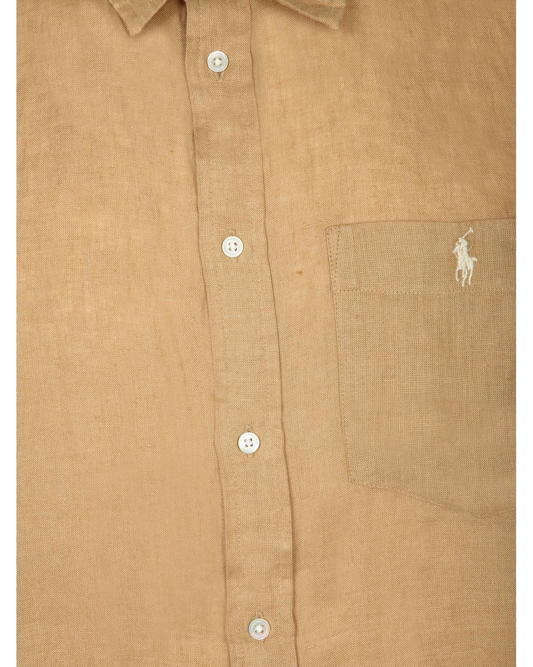 Polo Ralph Lauren Natural Short-Sleeve Shirt