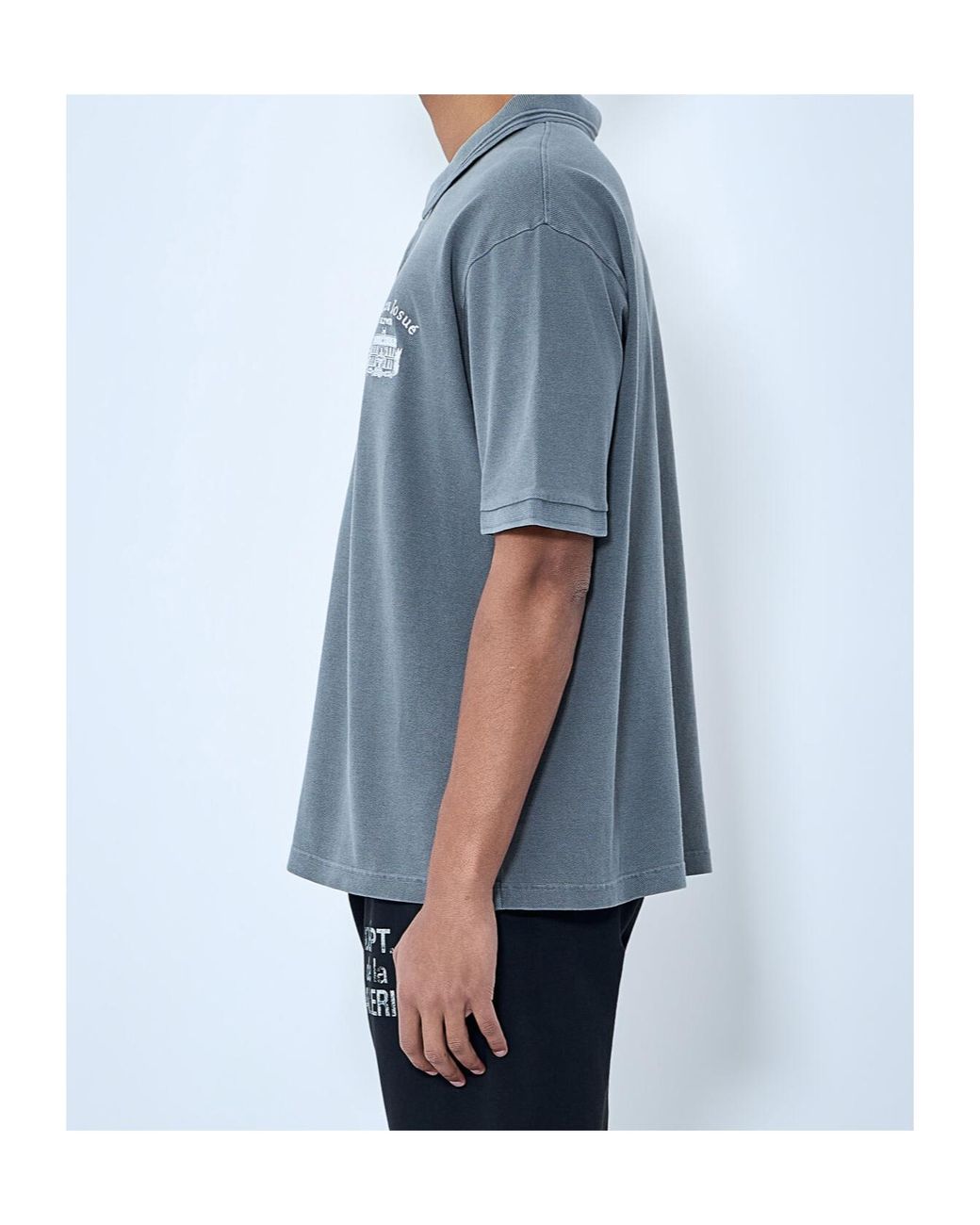 GALLERY DEPT. Blue Preamo Logo Polo Shirt for men