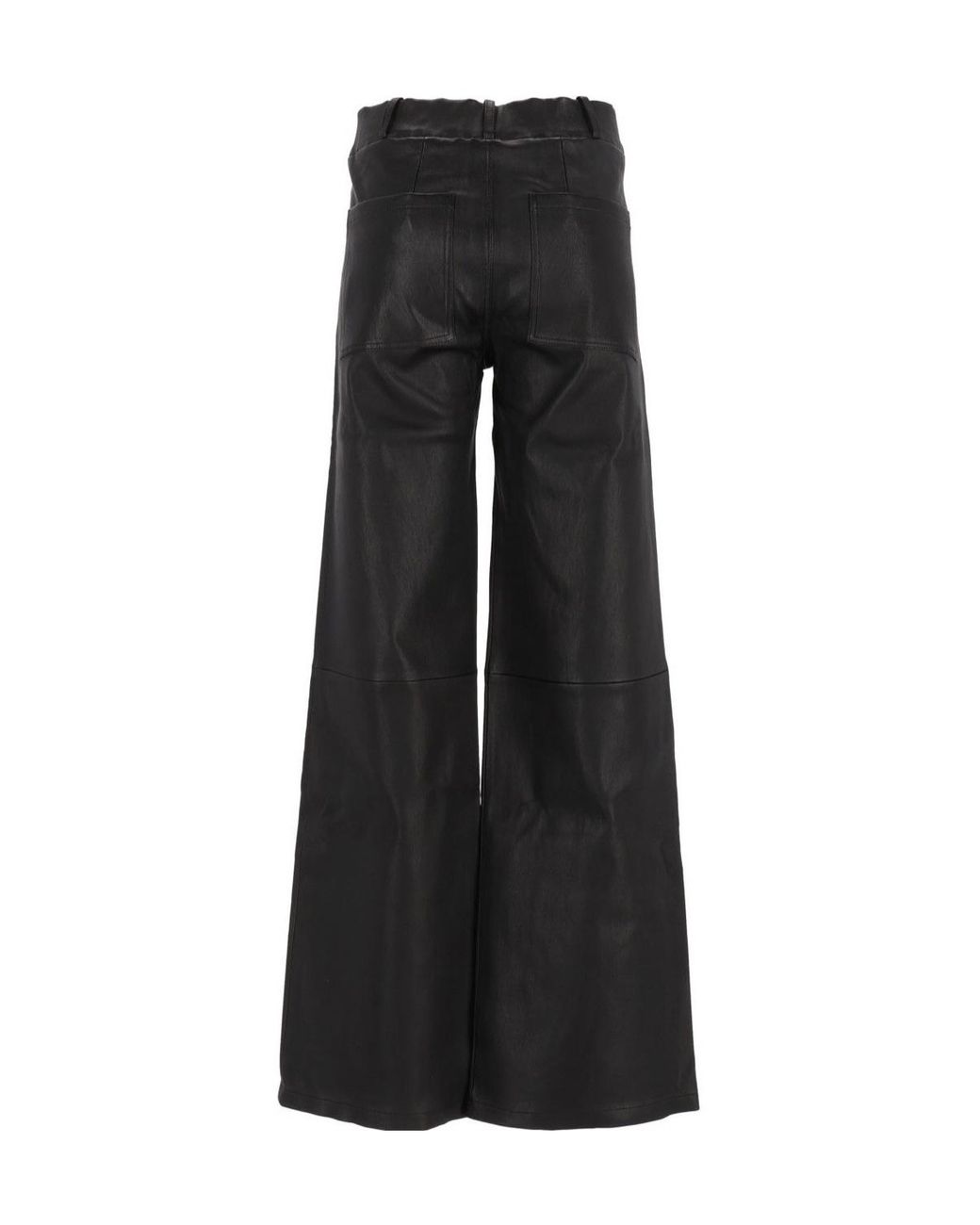 Arma Black Marina Stretch Wide-Leg Pants
