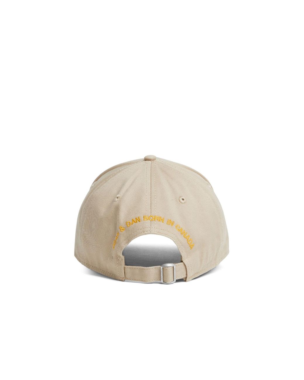 DSquared² White Flag Patch Distressed Baseball Cap for men