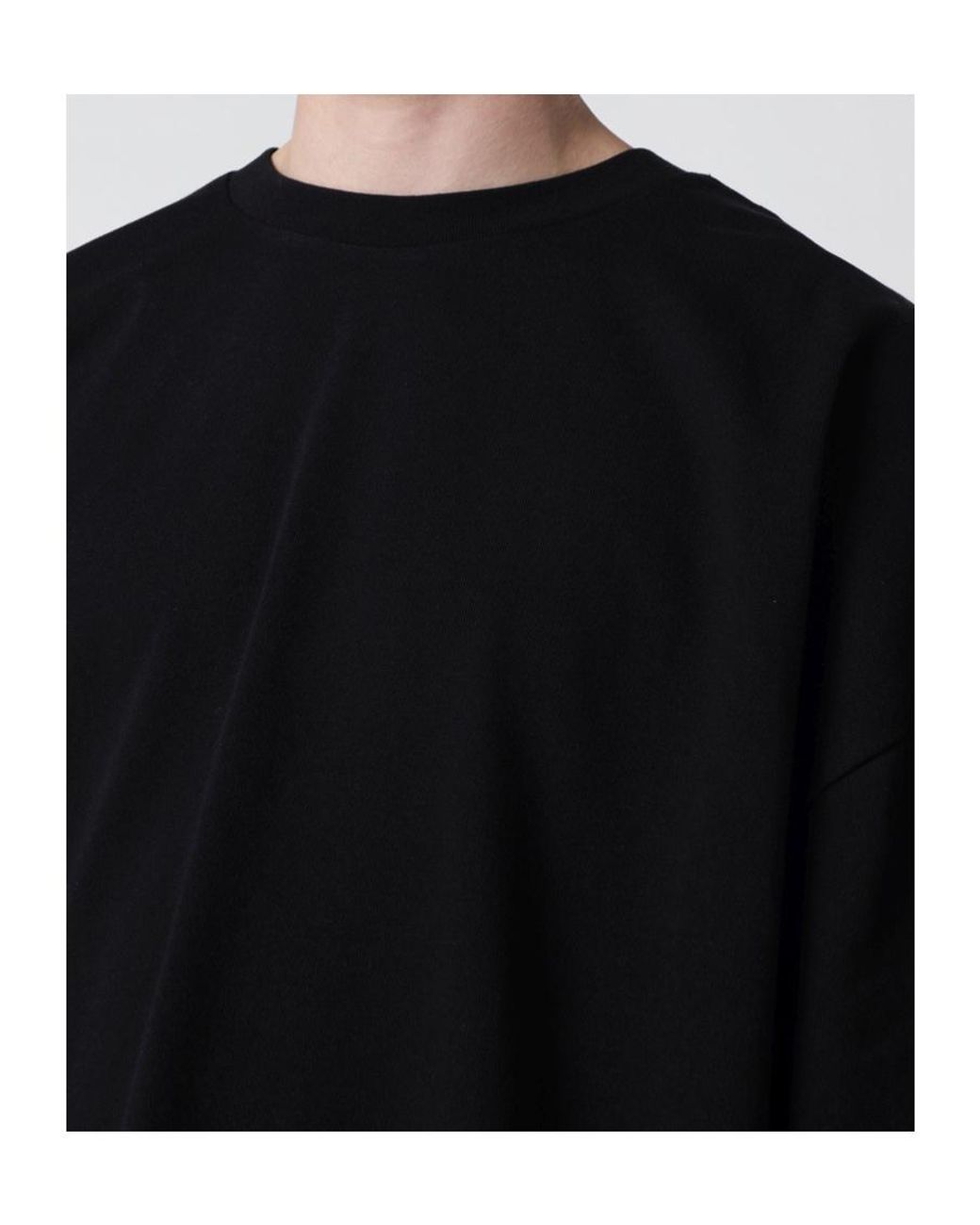 Entire studios Black Oversized T-Shirt for men