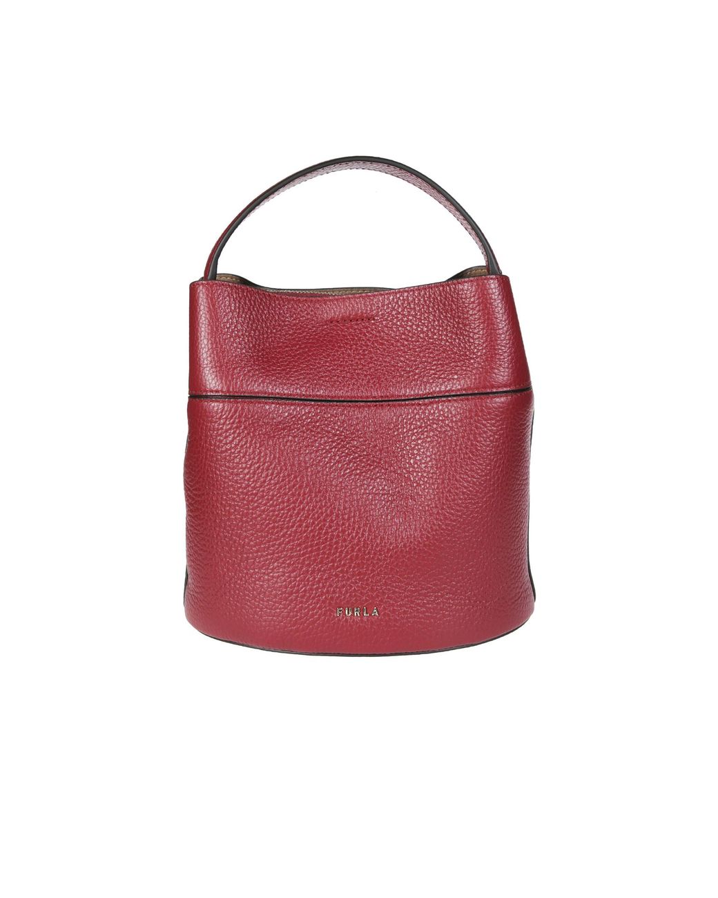 Furla Red Amelia Mini Bucket Bag