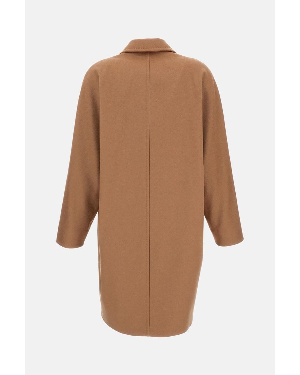 Max Mara Brown Studio Double Breasted Coat