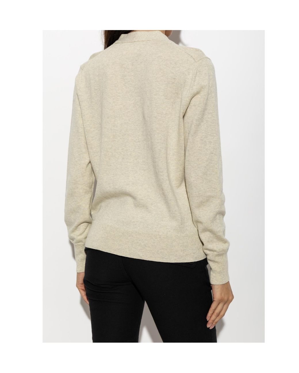 Isabel Marant White Long-Sleeve Cardigan