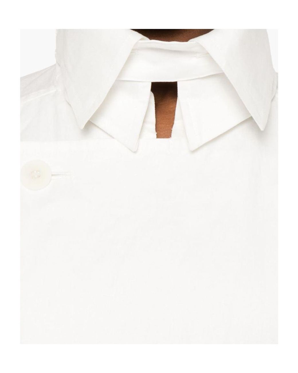 Issey Miyake White Hempen Coat