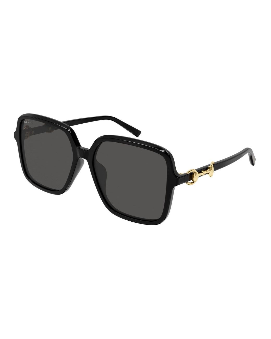 Gucci Black Large-Framed Sunglasses