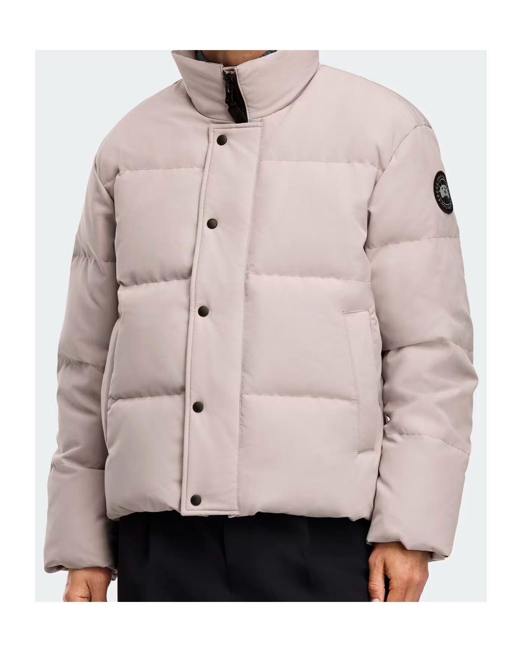Canada Goose Gray Padded Coat for men