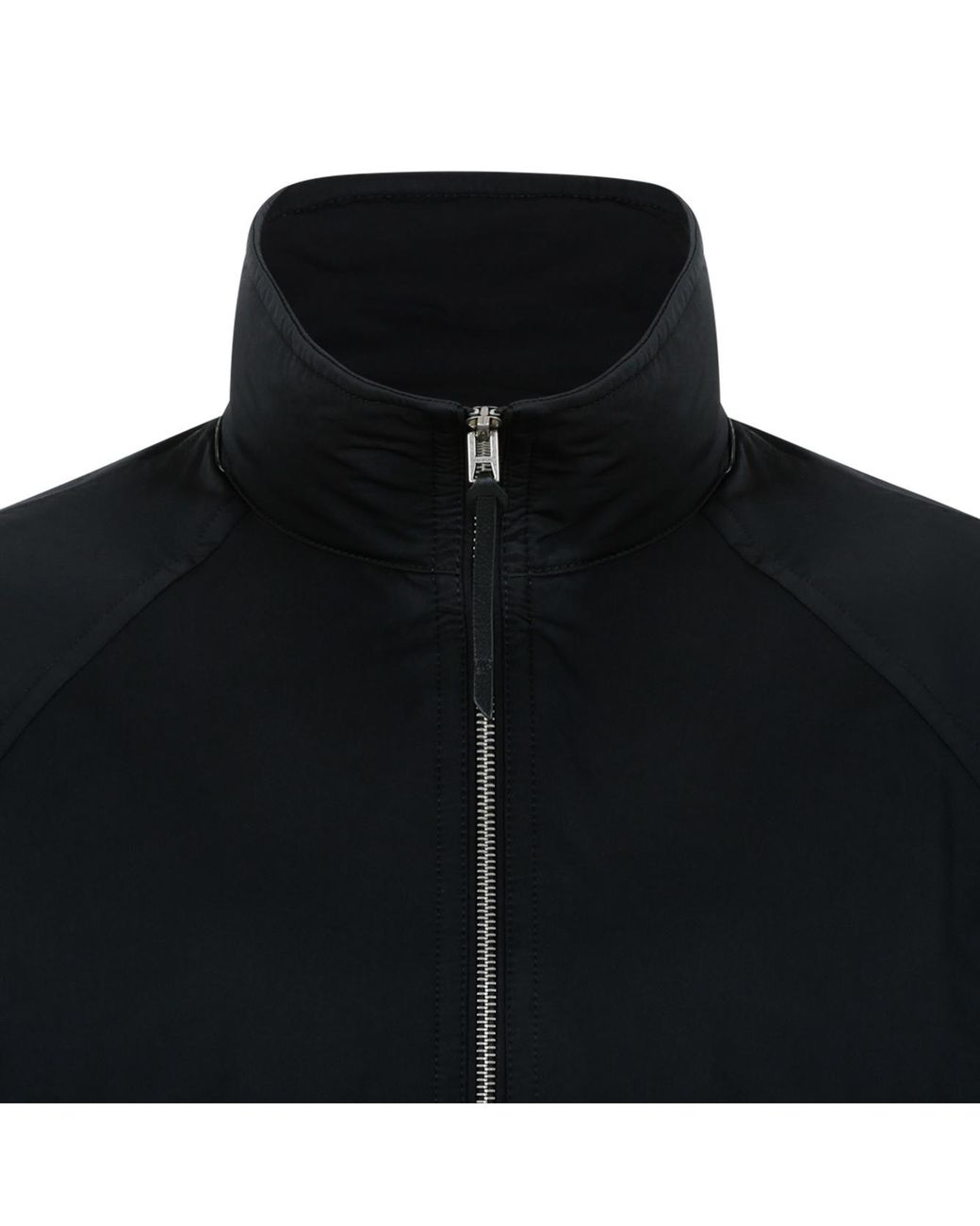 Tom Ford Black High Neck Zip-Up Jacket for men